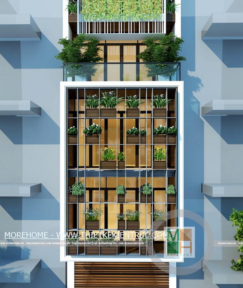 Thiết kế kiến trúc nội thất nhà phố Xuân La Tây Hồ Hà Nội