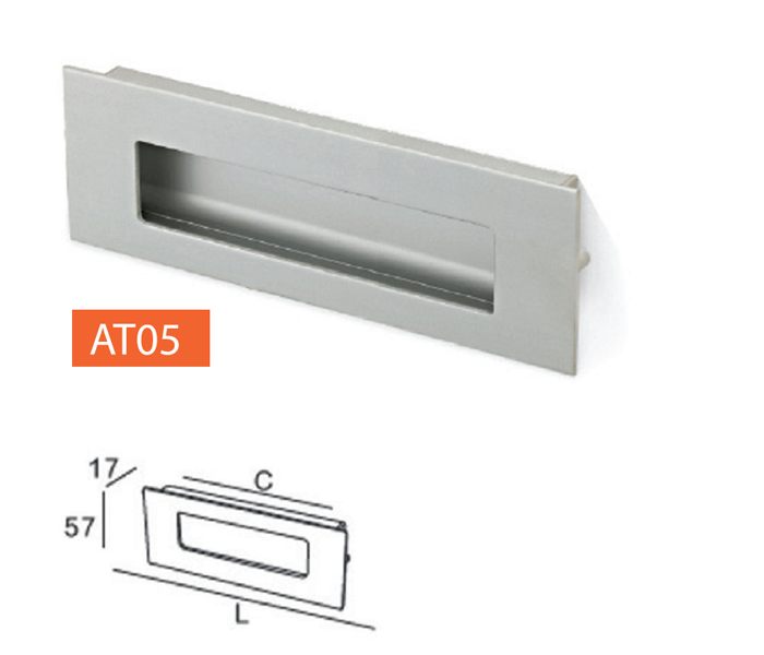 Tay nắm tủ hiện đại AT05