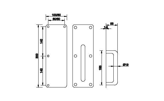 Bảng kéo đẩy (kéo) 14.19.601