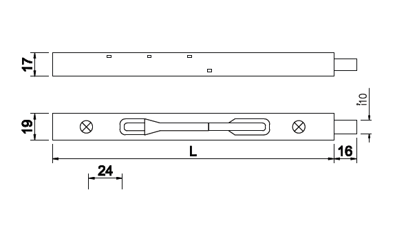 Chốt âm CA-9.17.301