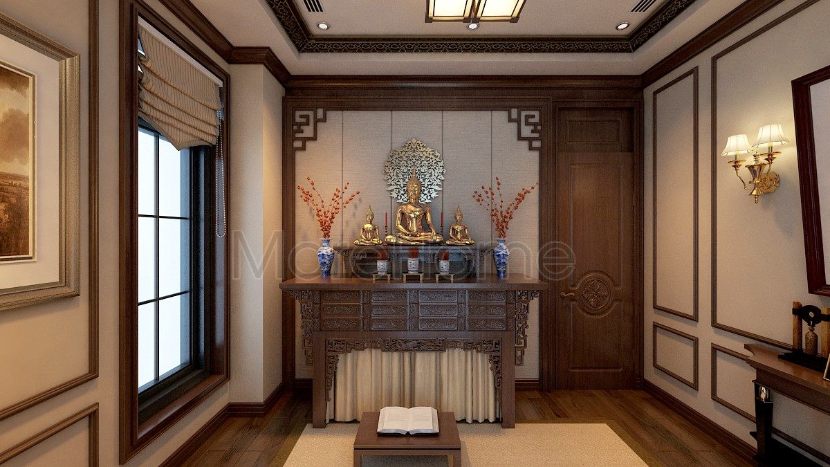 50+ Mẫu bàn thờ Phật đẹp | Nguyên tắc bố trí bàn thờ Phật tại gia
