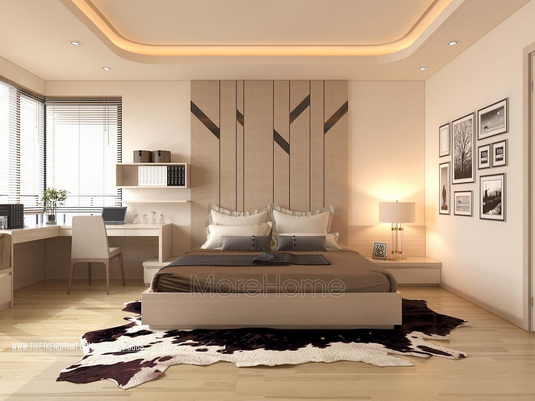 Nếu bạn đang tìm kiếm một không gian phòng ngủ đẳng cấp 5 sao, hãy tham quan hình ảnh nội thất phòng ngủ độc đáo. Thiết kế với sự tinh tế và cao cấp sẽ mang đến cho bạn cảm giác thư giãn và thoải mái. Các chất liệu và màu sắc được lựa chọn kỹ càng cùng với các chi tiết tinh tế để tạo ra một không gian lý tưởng cho bạn.
