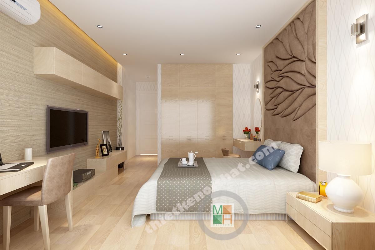 Mỗi phòng ngủ tại khách sạn 3 sao Hà Nội đều được thiết kế với phong cách hiện đại và đa dạng trong lựa chọn nội thất, tạo nên sự khác biệt trong không gian sống. Với lối bố trí thông minh và vật dụng tiện nghi, bạn sẽ có những giây phút nghỉ dưỡng tuyệt vời nhất.