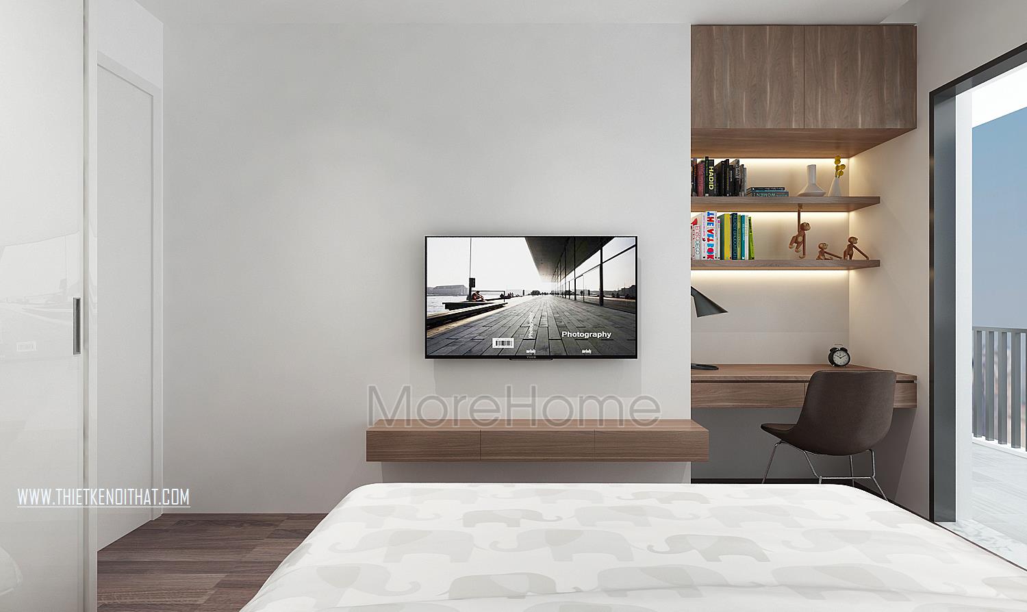 nội thất phòng ngủ KS 3 sao