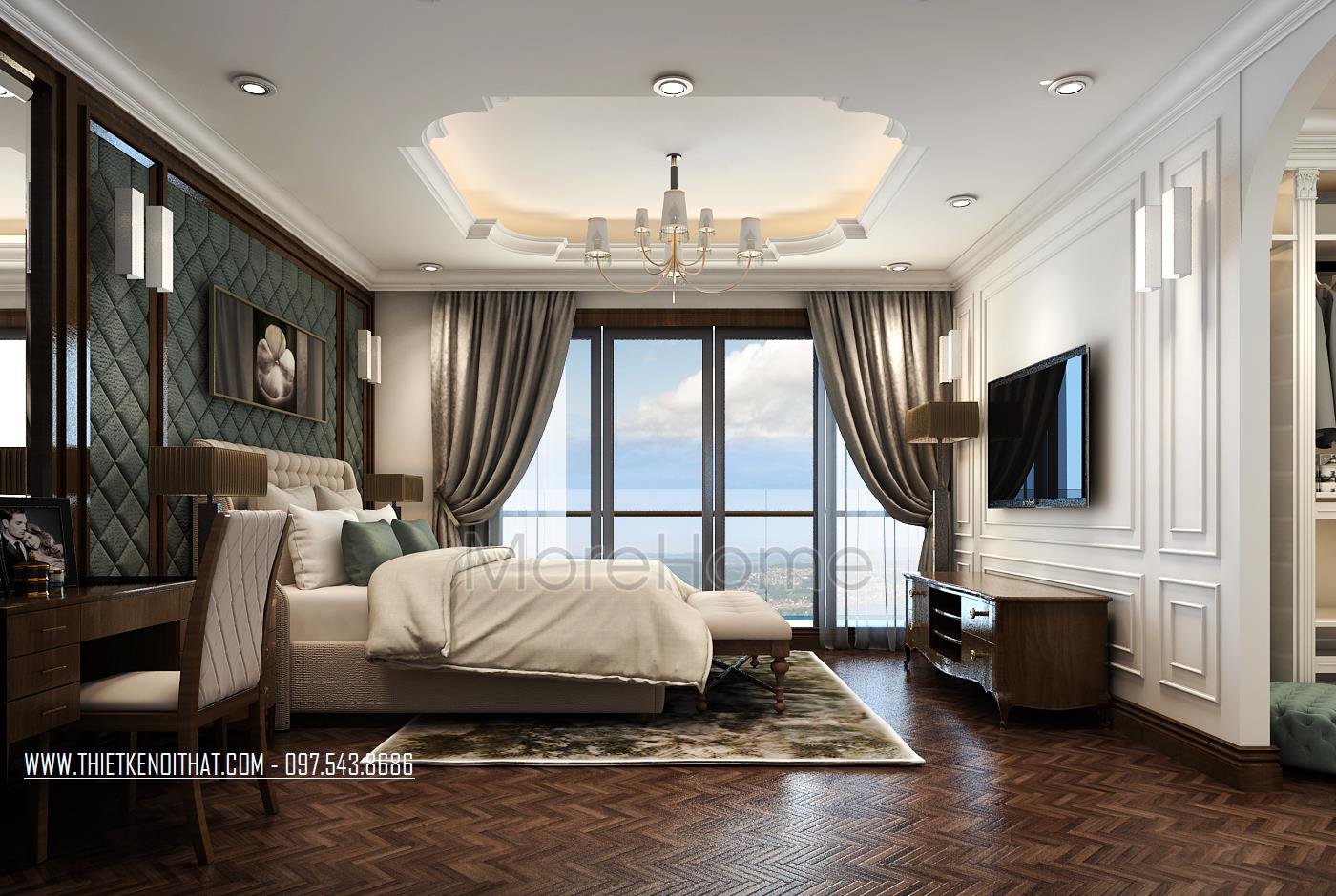 Thiết kế nội thất khách sạn 5 sao tân cổ điển tại Hà Nội sẽ cho bạn một trải nghiệm hoàn toàn mới về phong cách sống cổ điển và sang trọng. Những hình ảnh về những thiết kế nội thất phòng ngủ đẹp nhất đang chờ đón bạn!