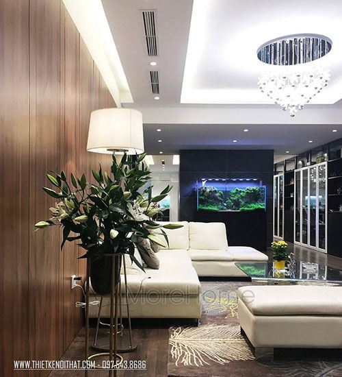 Thi công nội thất chung cư bằng gỗ công nghiệp