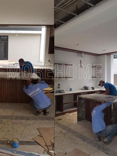 Xưởng gỗ công nghiệp thi công nội thất