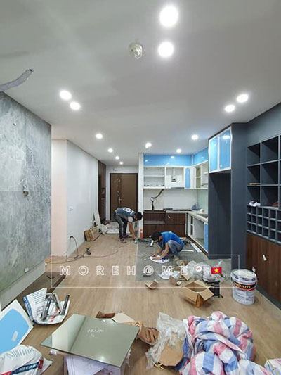 Xưởng gỗ công nghiệp thi công nội thất