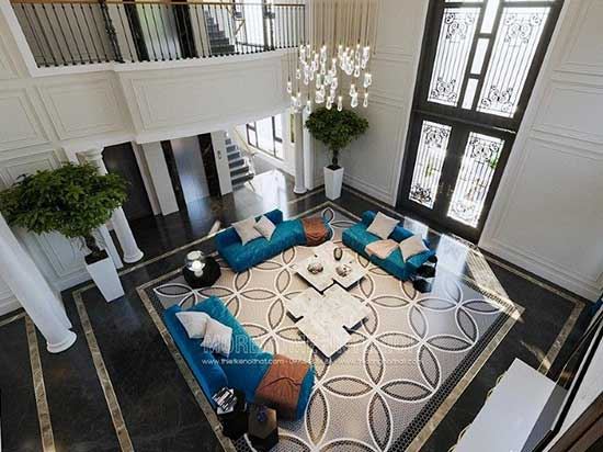 Thiết kế biệt thự thông tầng