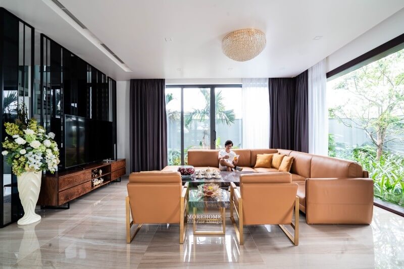 Mẫu thiết kế nội thất phòng khách đẹp, đơn giản, mới nhất năm 2021
