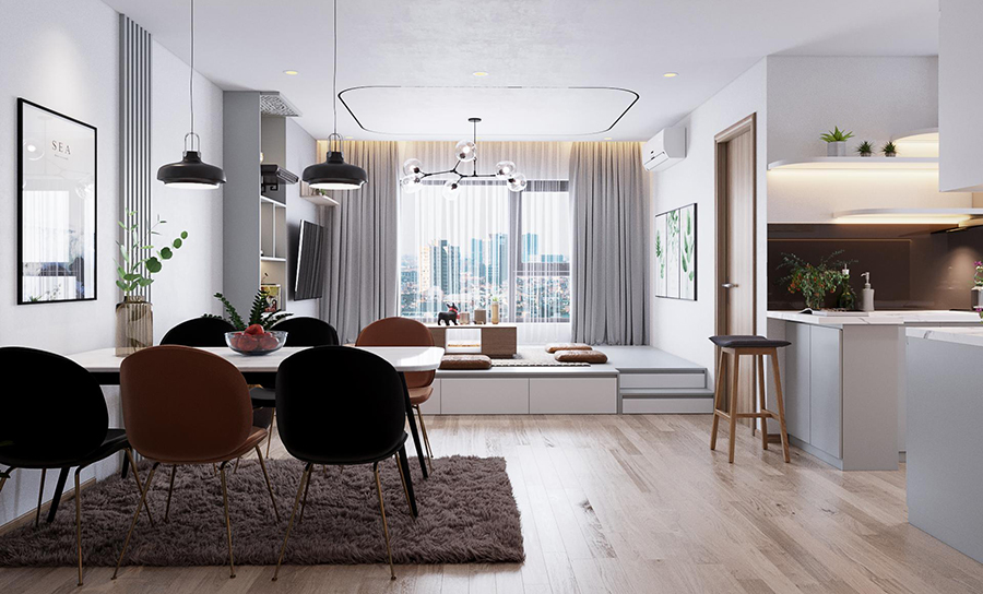 Thiết kế nội thất chung cư IA20