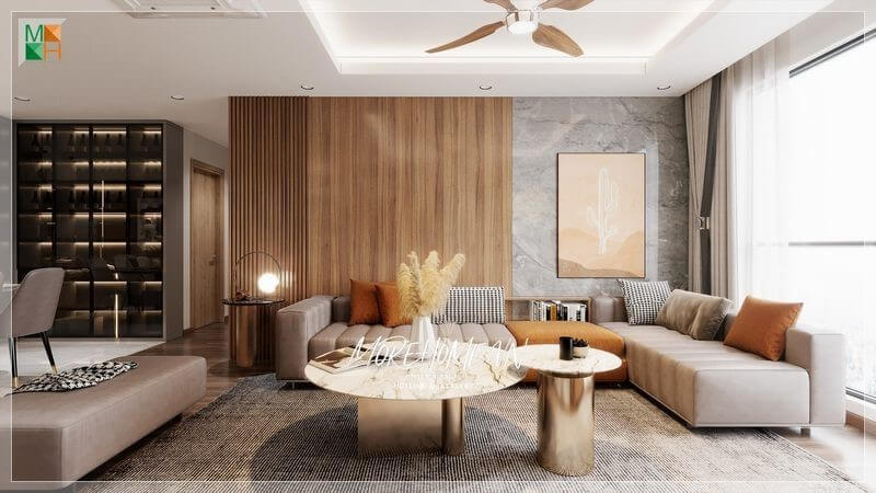 10 mẫu nội thất phòng khách chung cư đẹp nhất