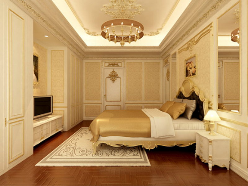 Thiết kế phòng ngủ cổ điển cho những người ưa sự hoài cổ