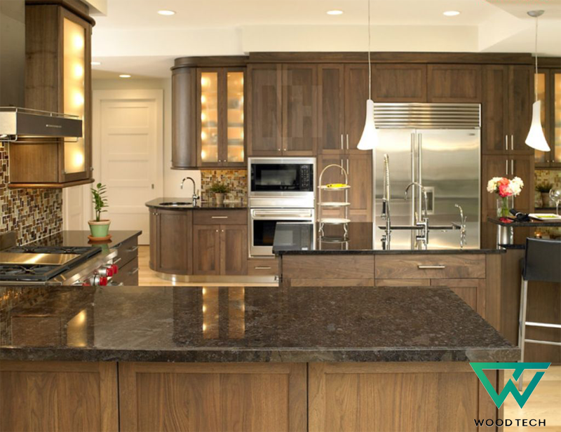 Tủ bếp gỗ tự nhiên – Xu hướng mới cho nội thất phòng bếp