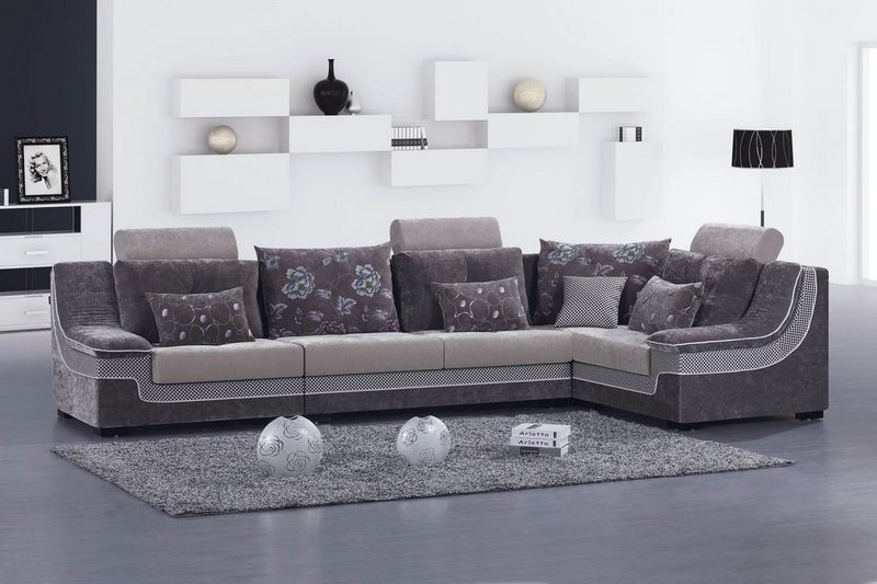 Sofa bọc nỉ - xu hướng nội thất mới mẻ - sang trọng