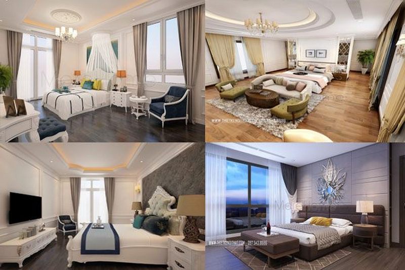 Các mẫu thiết kế nội thất phòng ngủ khách sạn sang trọng và đẳng cấp mới nhất