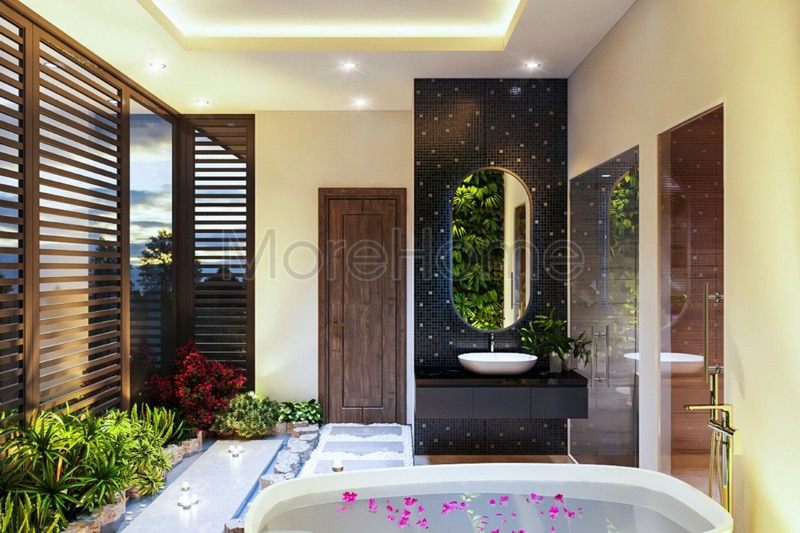 Xu hướng thiết kế phòng tắm khách sạn mới nhất đầy đủ tiện nghi và sang trọng