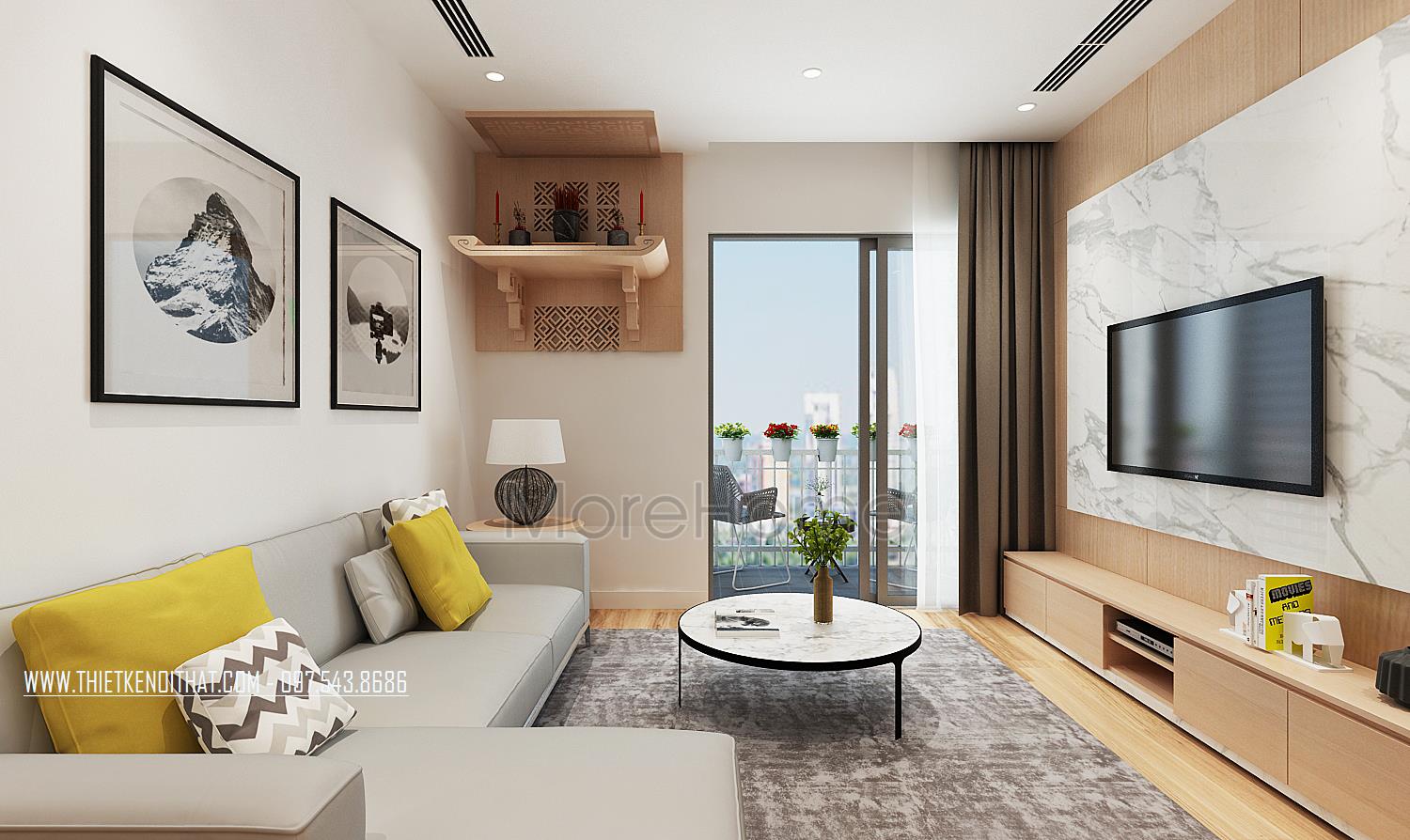 Thiết kế nội thất chung cư Morehome sẽ khiến bạn bị mê hoặc bởi sự hiện đại, sang trọng và tiện nghi trong căn hộ của mình. Với những góc nhìn độc đáo và sáng tạo, thiệt kế nội thất Morehome sẽ đưa bạn đến một trải nghiệm sống đầy đủ và tốt đẹp hơn.