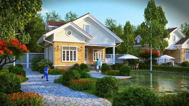 Tổng hợp các mẫu thiết kế biệt thự vườn đẹp Tổng hợp các mẫu thiết kế biệt thự vườn đẹp