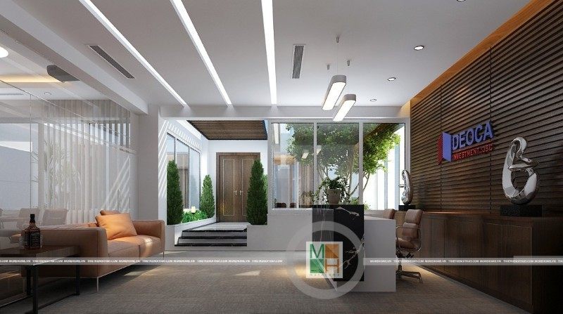 thiết kế văn phòng làm việc nhỏ đẹp 30m2,50m2,60m2,100m2