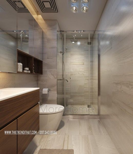 thiết kế phòng tắm nhỏ đẹp, nhà tắm đẹp đơn giản