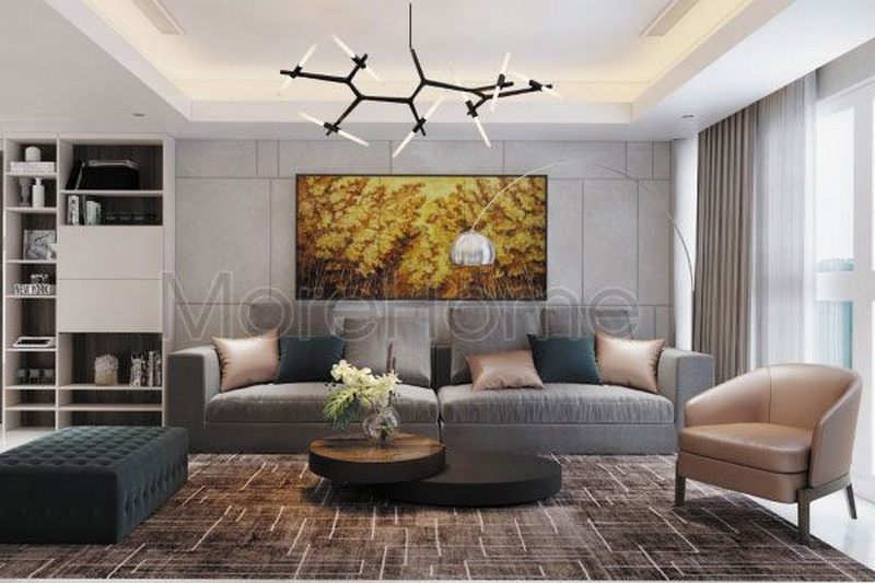 Bộ sưu tập 15 mẫu thiết kế phòng khách đẹp cho chung cư An Bình city