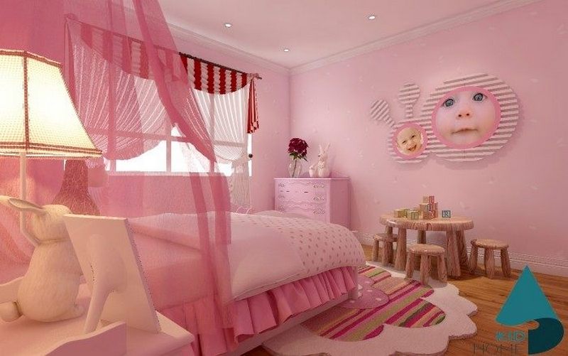 Ngỡ lạc chốn thần tiên với mẫu phòng ngủ màu hồng dành cho bé gái