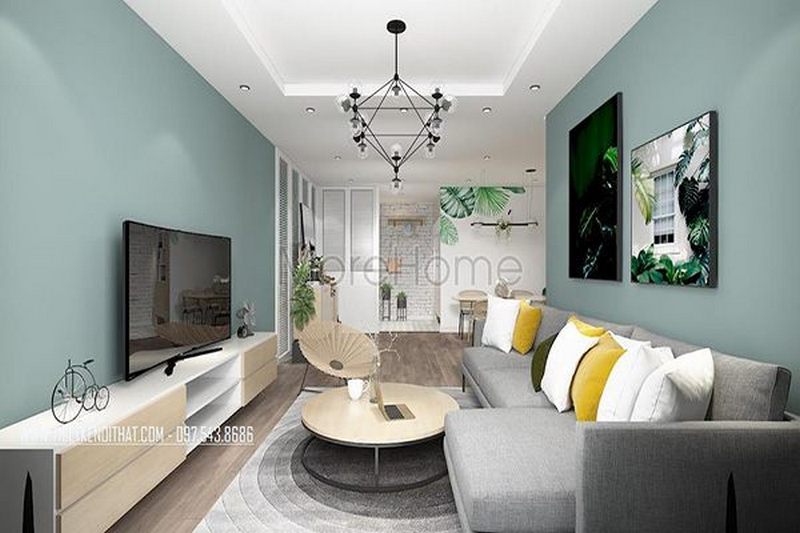 Tư vấn thiết kế nội thất căn hộ chung cư diện tích 83m² theo phong cách  hiện đại tối giản