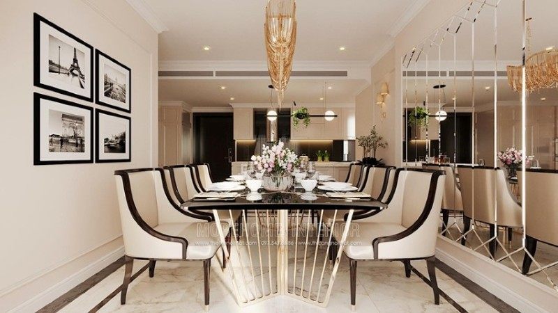Phong cách thiết kế nội thất cho chung cư D'.le Roi Soleil Quảng An