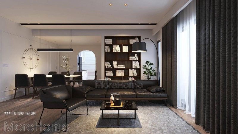 Thiết kế nội thất chung cư D'.le Roi Soleil Quảng An hiện đại độc đáo