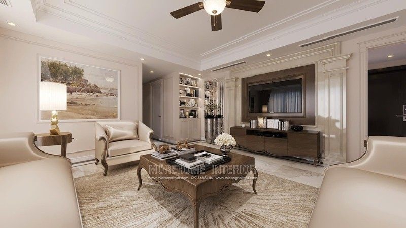 Nội thất gỗ tự nhiên Thiết kế nội thất chung cư gỗ tự nhiên