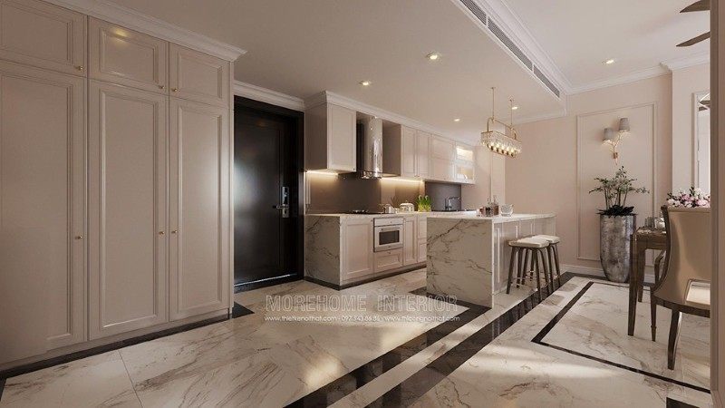 Nội thất gỗ tự nhiên Thiết kế nội thất chung cư gỗ tự nhiên