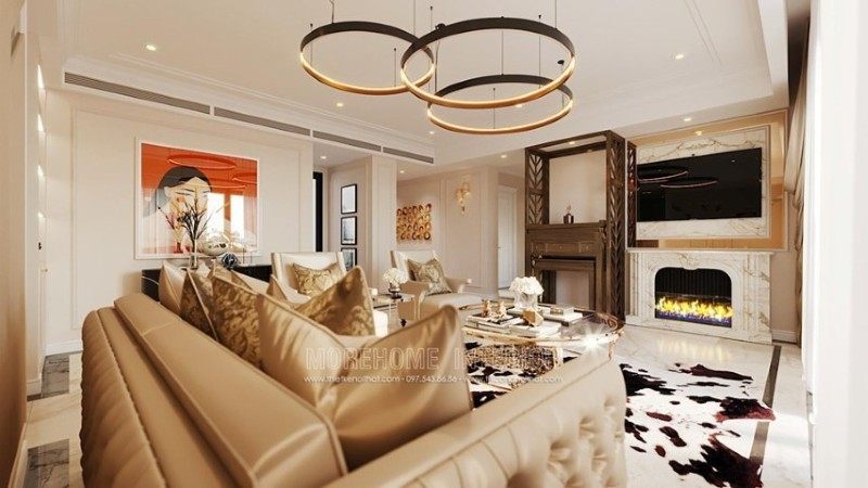 Nội thất gỗ tự nhiên Thiết kế nội thất chung cư gỗ tự nhiên