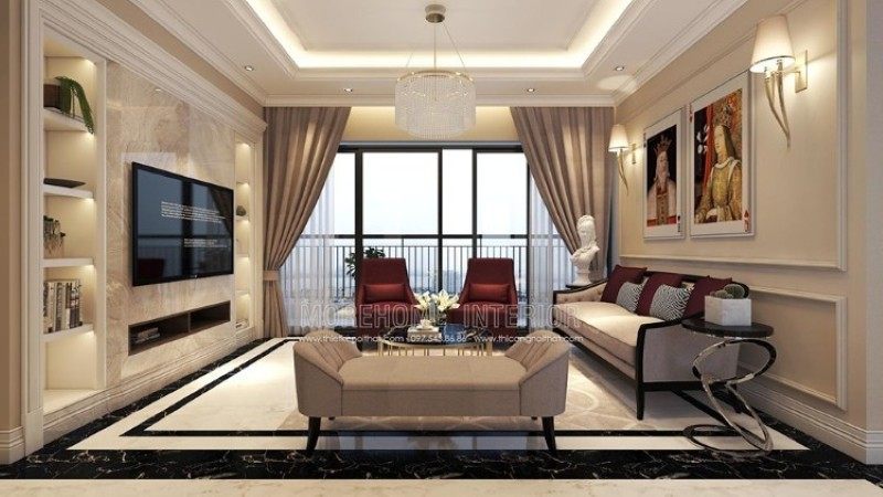 Nội thất gỗ tự nhiên Thiết kế nội thất chung cư gỗ tự nhiên