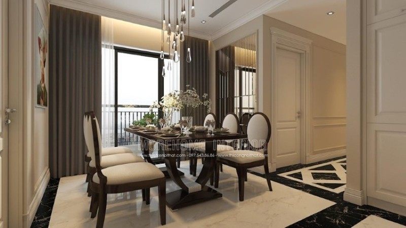 Nội thất gỗ tự nhiên Thiết kế nội thất chung cư gỗ tự nhiên