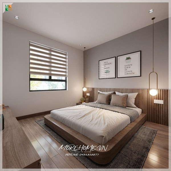 Top 30+ mẫu giường ngủ gỗ công nghiệp hiện đại đẹp, sang trọng