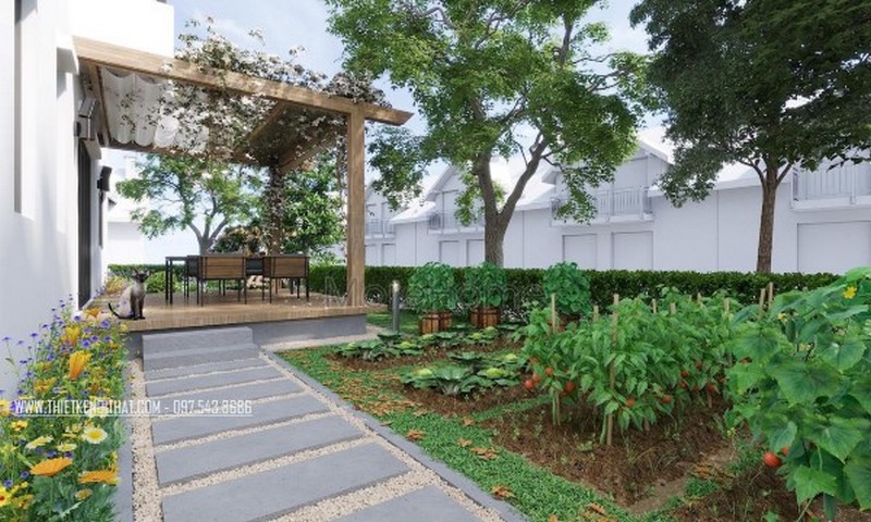 Thiết kế biệt thự vườn hiện đại
