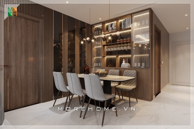 cửa gỗ thông phòng hiện đại