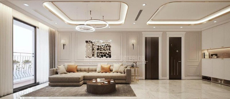 Thiết kế nội thất phòng khách hiện đại