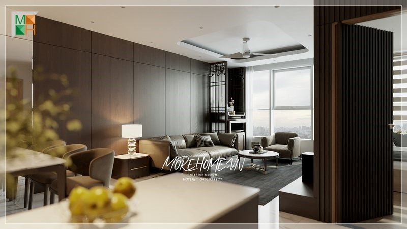09 mẫu thiết kế nội thất căn hộ chung cư nhỏ và tầm trung 60 70 80m2   VNTESTBANK