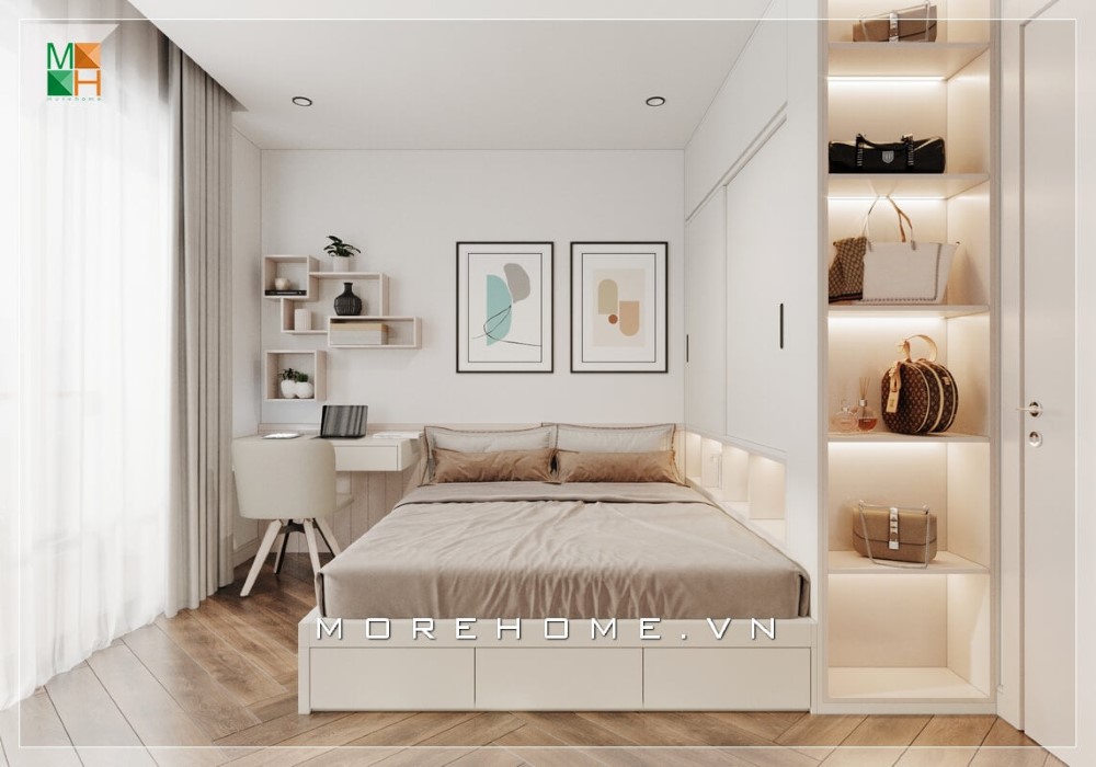 Tổng hợp mẫu thiết kế nội thất thông minh cho phòng ngủ nhỏ đẹp ấn tượng nhất hiện nay