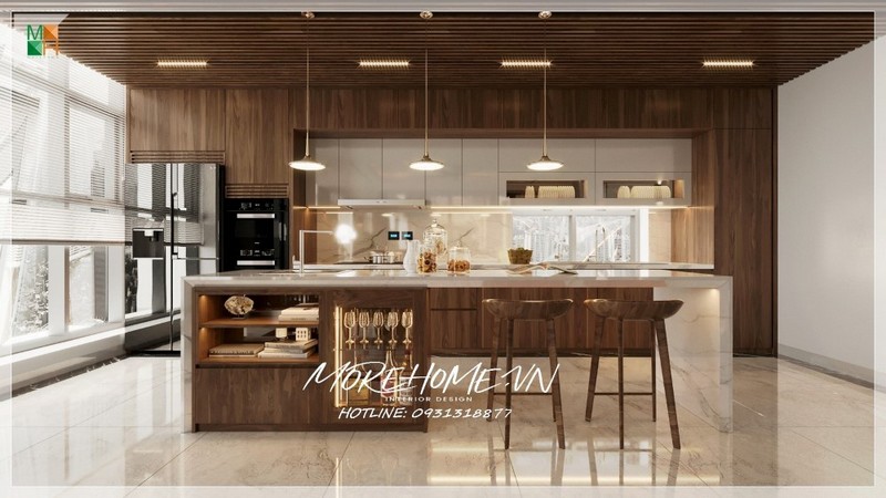 +27 mẫu thiết kế bếp chung cư đẹp tại Hà Nội, Hải Phòng, ĐN, Tp. HCM đón đầu xu hướng