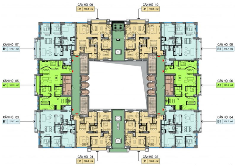 Mặt bằng dự án D'Palais De Louis Mặt bằng dự án D'Palais De Louis