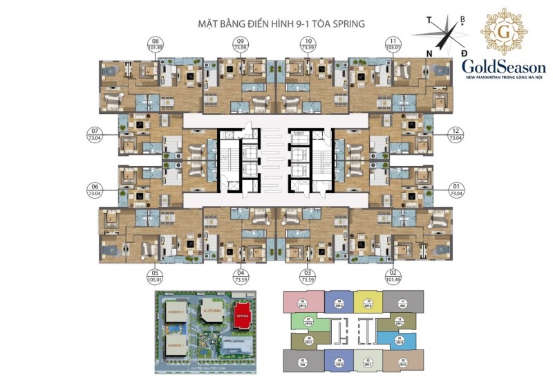 Mặt bằng dự án căn hộ chung cư cao cấp Goldseason 47 Nguyễn Tuân Mặt bằng dự án căn hộ chung cư Goldseason 47 Nguyễn Tuân