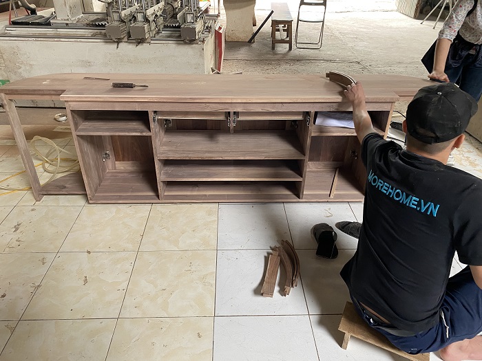 sảm phẩm nội thất dần hình thành