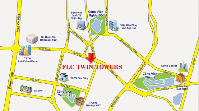 Dự án chung cư cao cấp FLC Twin Tower 265 Cầu Giấy