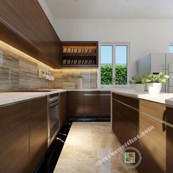 Tủ bếp laminate