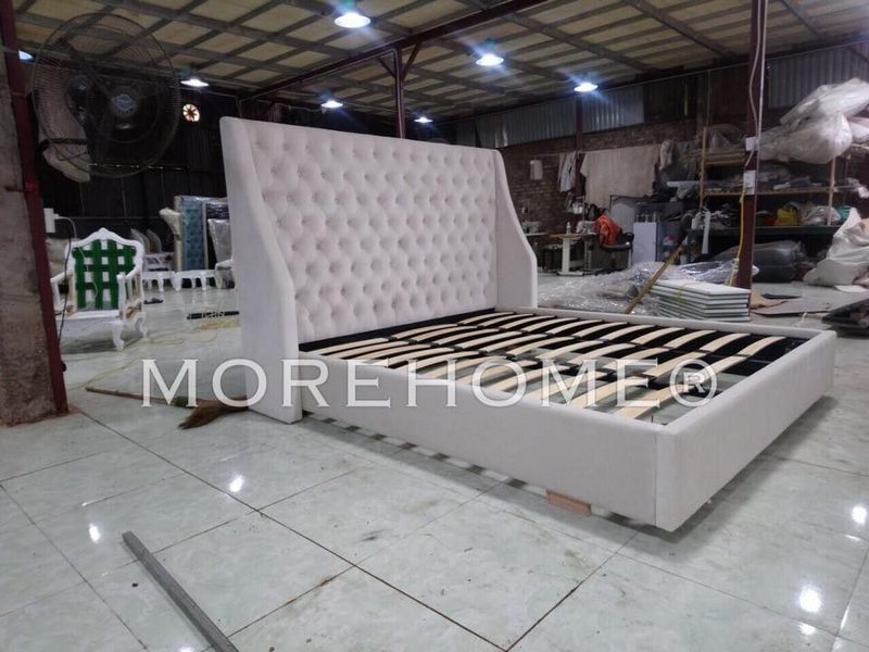 Sản xuất giường ngủ gỗ công nghiệp