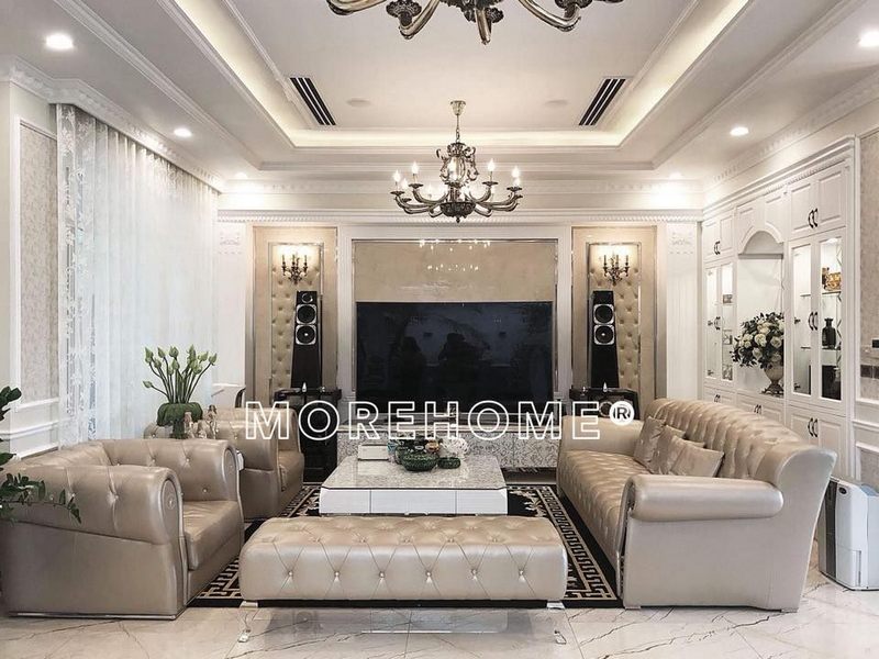 Thi công nội thất gỗ công nghiệp tại biệt thự Ciputra